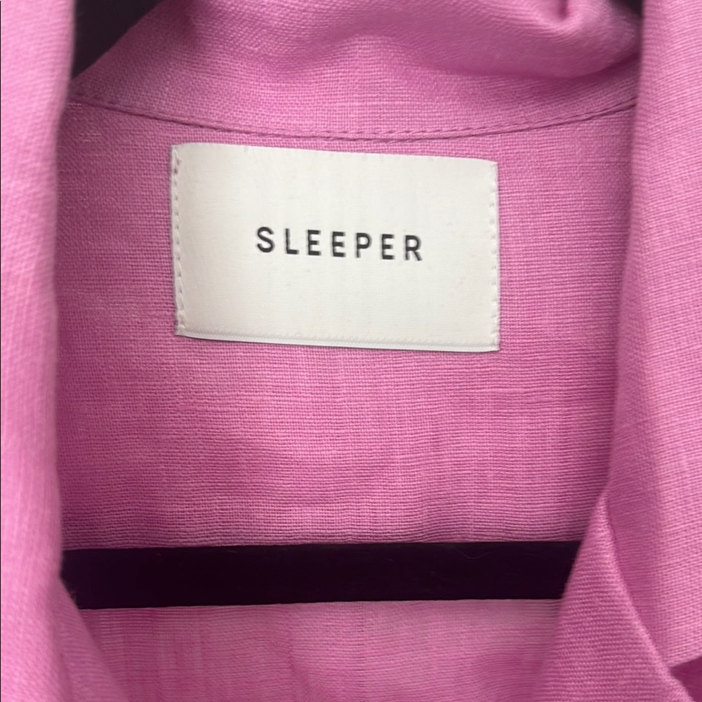 Sleeper Fuchsia Button-Up Blouse - image 2